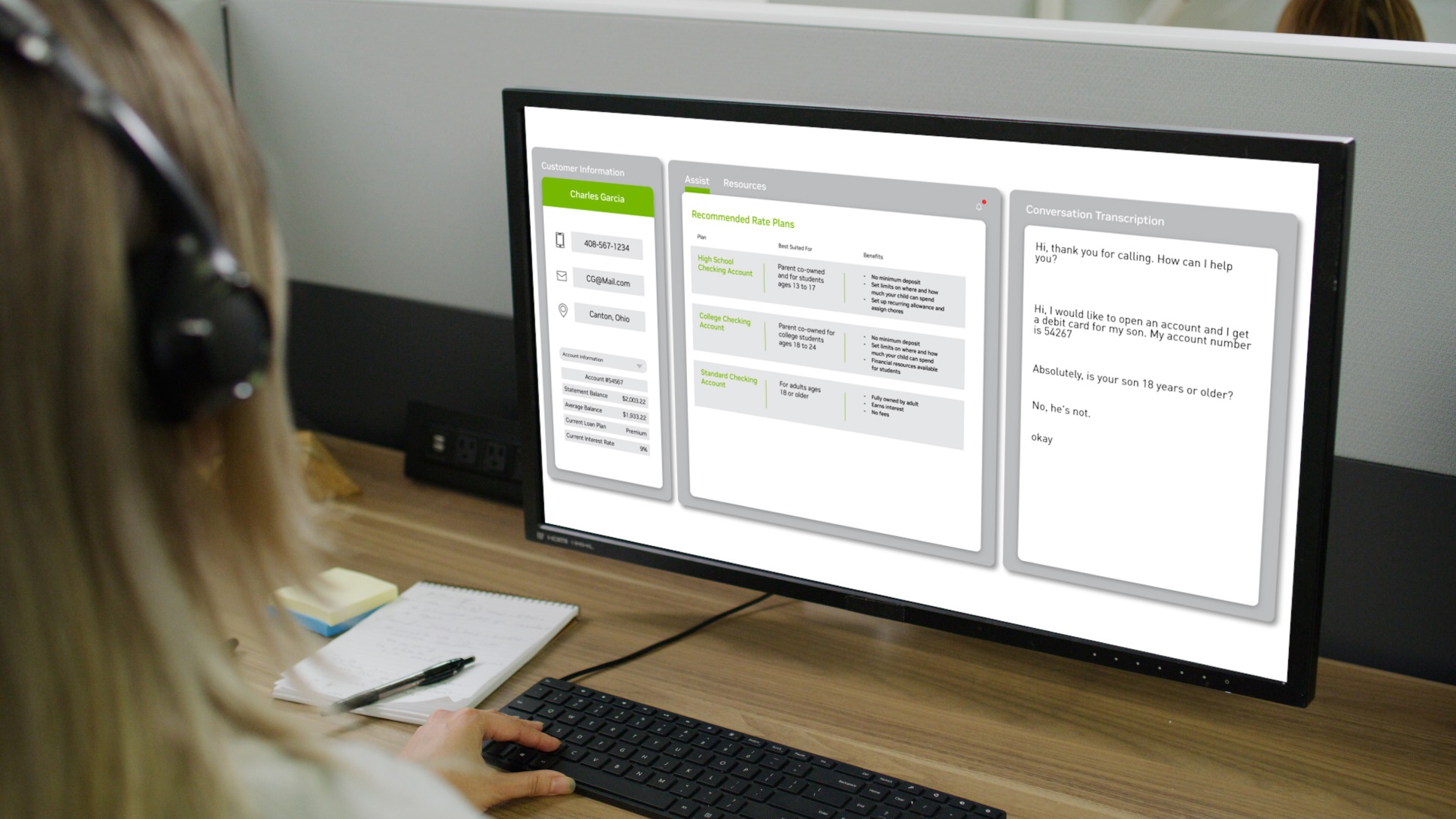 Agent assist technology based on Riva speech and translation AI