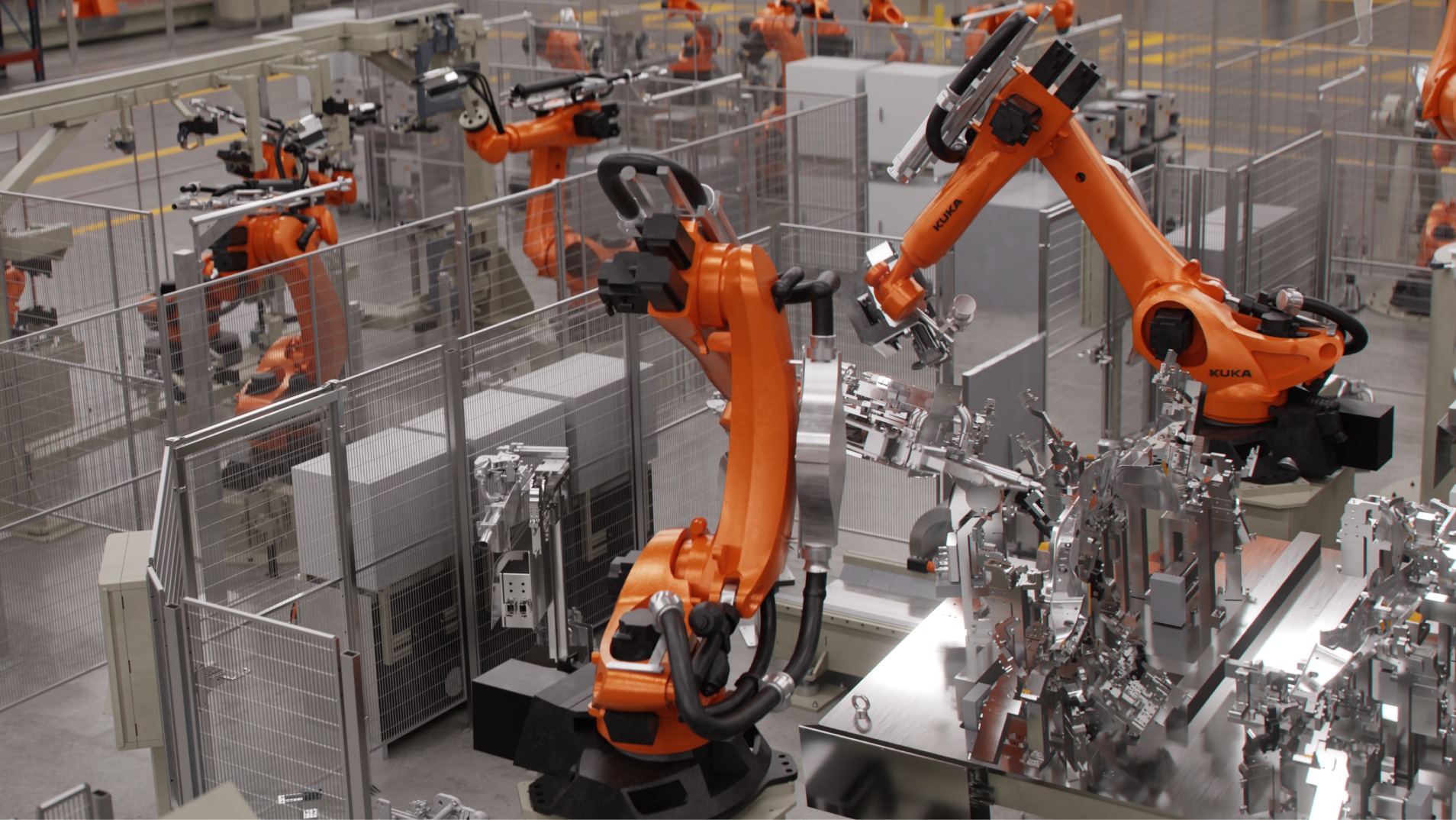 Dynamically routing and rerouting robots for efficient truck loading